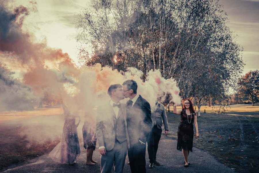 Lee and Ben smokebombs at Sprowston Manor